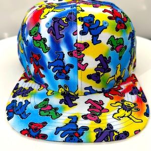 Grateful Dead Headwear Flat Brim Hat One Size Fits Most.